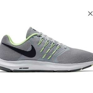 nike green and grey shoes